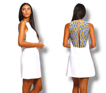 Carica l'immagine nel visualizzatore di Gallery, Abito Lino "Greca Gold"