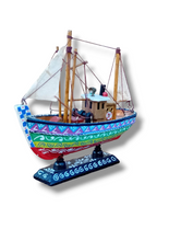 Carica l'immagine nel visualizzatore di Gallery, Peschereccio - Miniature Decorate - cod 14