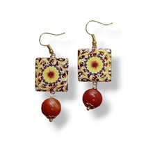 Carica l'immagine nel visualizzatore di Gallery, Orecchini Lapilli "Maiolica Arancione"