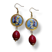 Carica l'immagine nel visualizzatore di Gallery, Orecchini Lapilli con castone "Paladino"
