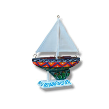 Carica l'immagine nel visualizzatore di Gallery, Barchetta a vela - Miniature Decorate - cod 44