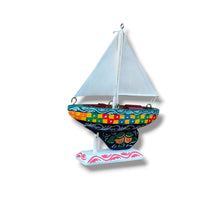 Carica l'immagine nel visualizzatore di Gallery, Barchetta a vela - Miniature Decorate - cod 45