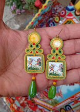 Carica l'immagine nel visualizzatore di Gallery, Orecchini Soutache "Duello"