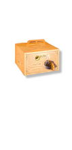 Carica l'immagine nel visualizzatore di Gallery, Panettone all’Arancia e Cioccolato ripieno di cioccolato e scorze di arance candite, ricoperto di cioccolato fondente e scorza di arance candite 1 Kg - Pasticceria Aledi Bronte -