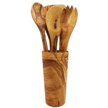 Carica l'immagine nel visualizzatore di Gallery, Portaposate in Legno di Ulivo