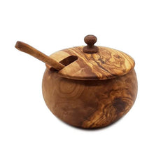 Carica l'immagine nel visualizzatore di Gallery, Zuccheriera in Legno di Olivo