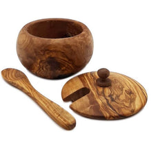 Carica l'immagine nel visualizzatore di Gallery, Zuccheriera in Legno di Olivo