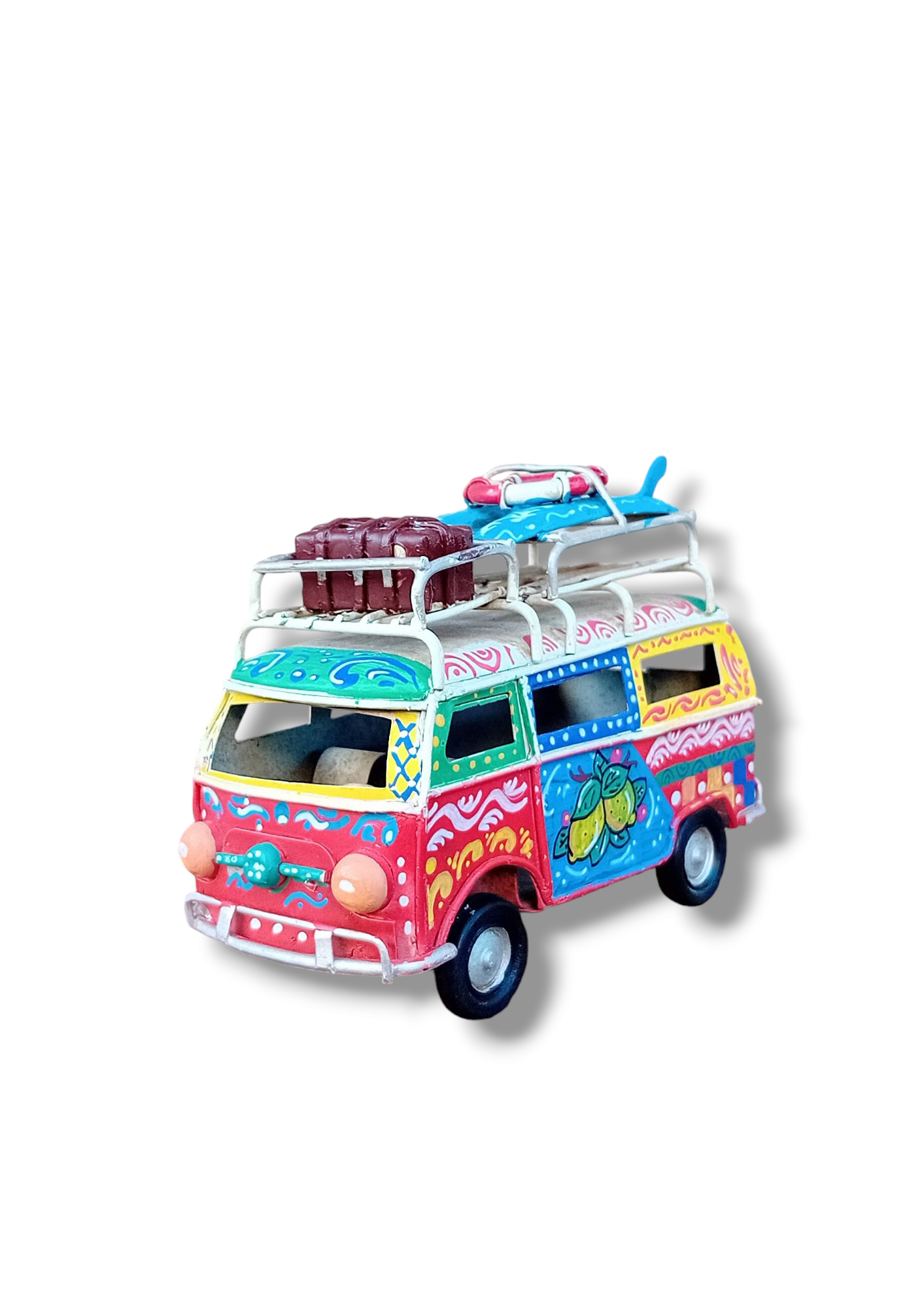 Minivan Retrò Piccolo 10 cm - Miniature Decorate - cod 5