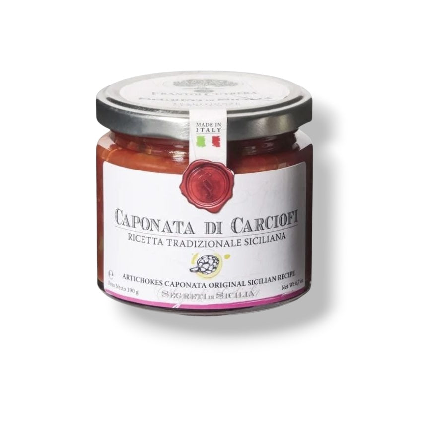 Caponata di Carciofi - Ricetta Tradizionale Siciliana - 190 gr