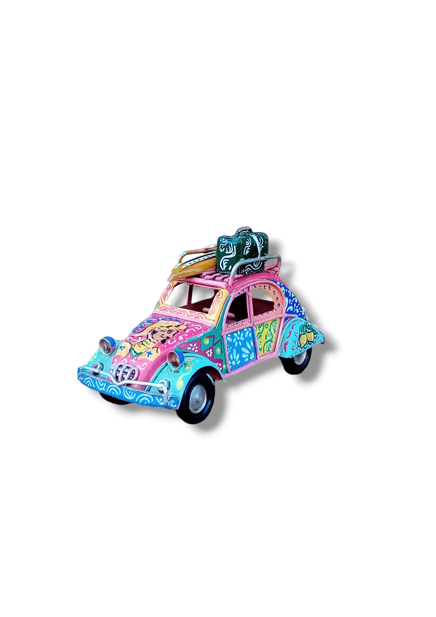 Citroen 2CV - Miniature Decorate - cod 12