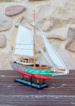 Carica l&#39;immagine nel visualizzatore di Gallery, Barca a Vela - Miniature Decorate - cod 16
