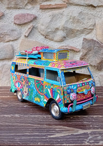 Minivan Retrò Grande 25 cm   - Miniature Decorate - cod 1