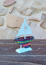 Carica l&#39;immagine nel visualizzatore di Gallery, Barchetta a vela - Miniature Decorate - cod 20
