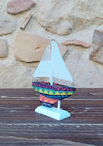 Barchetta a vela - Miniature Decorate - cod 20