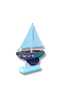 Barchetta a vela - Miniature Decorate - cod 21