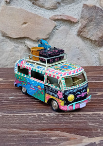 Minivan Retrò Medio 16 cm - Miniature Decorate - cod 2