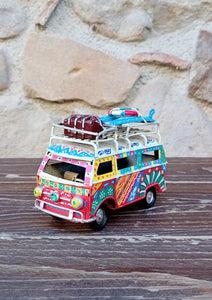 Minivan Retrò Piccolo 10 cm - Miniature Decorate - cod 7