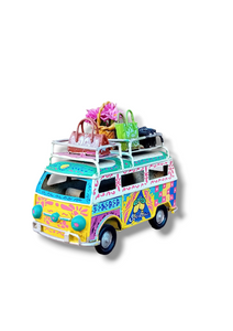 Minivan Retrò Piccolo 10 cm - Miniature Decorate - cod 9