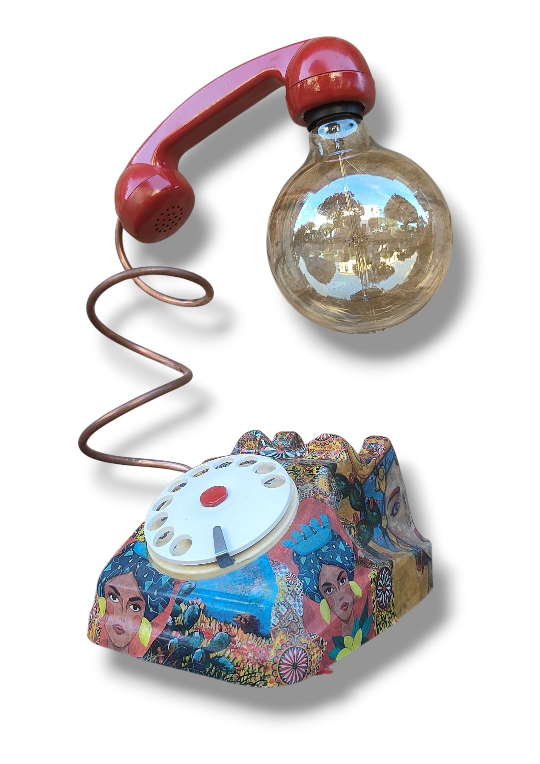 Lampada Telefono Vintage cod.5