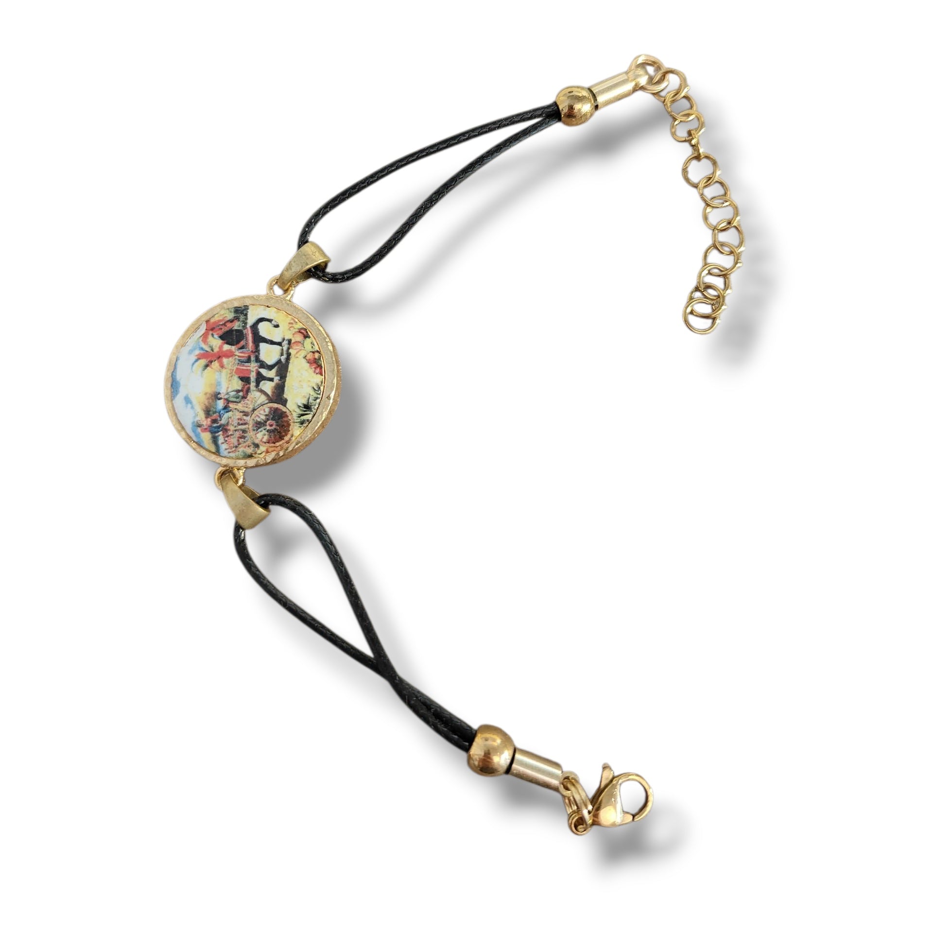 Bracciale Rotondo Lapilli con castone 