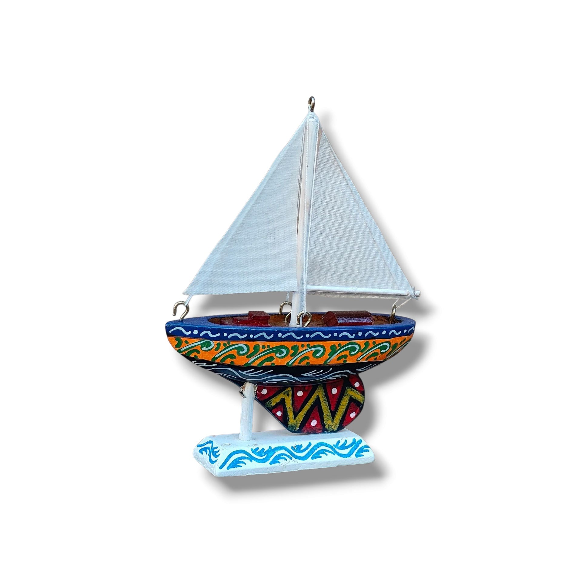 Barchetta a vela - Miniature Decorate - cod 43