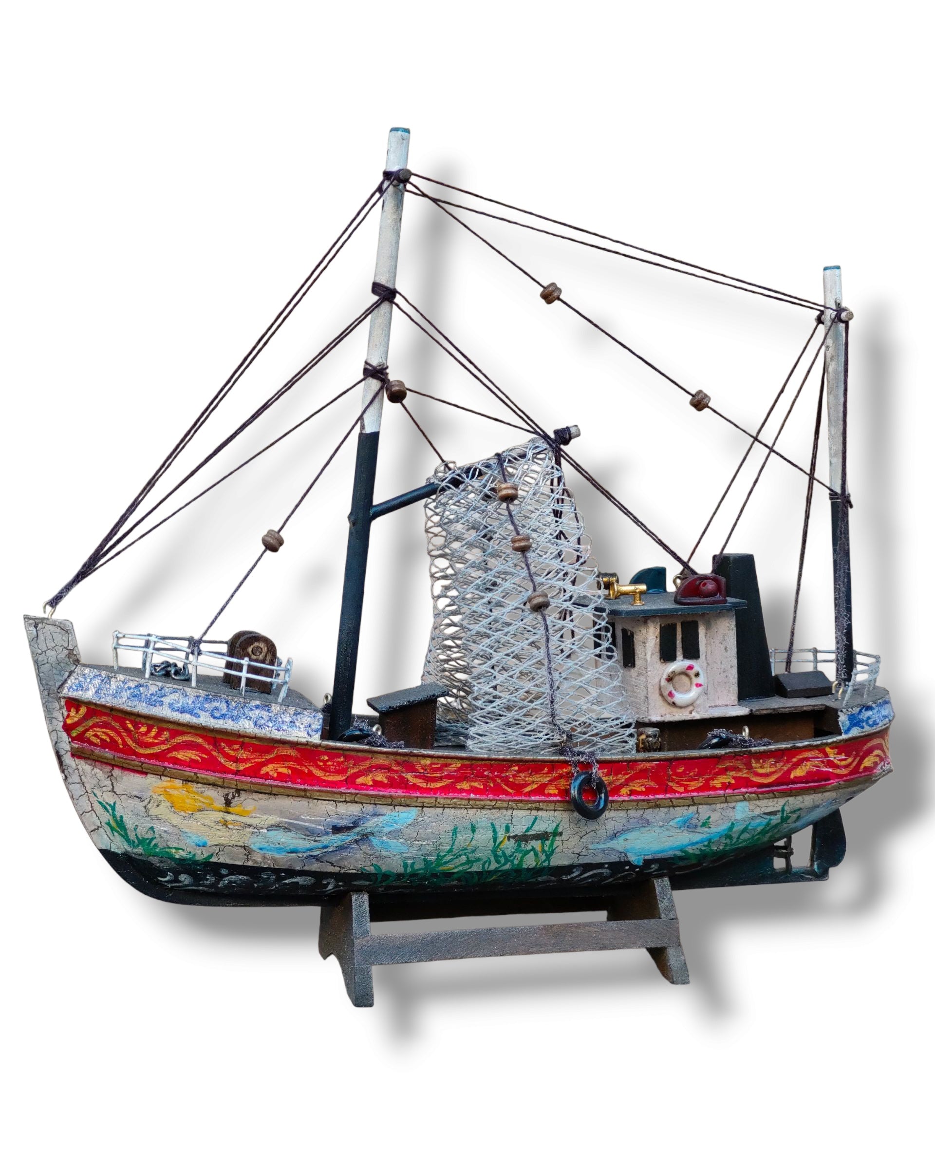 Peschereccio 30cm - Miniature Decorate - cod 47