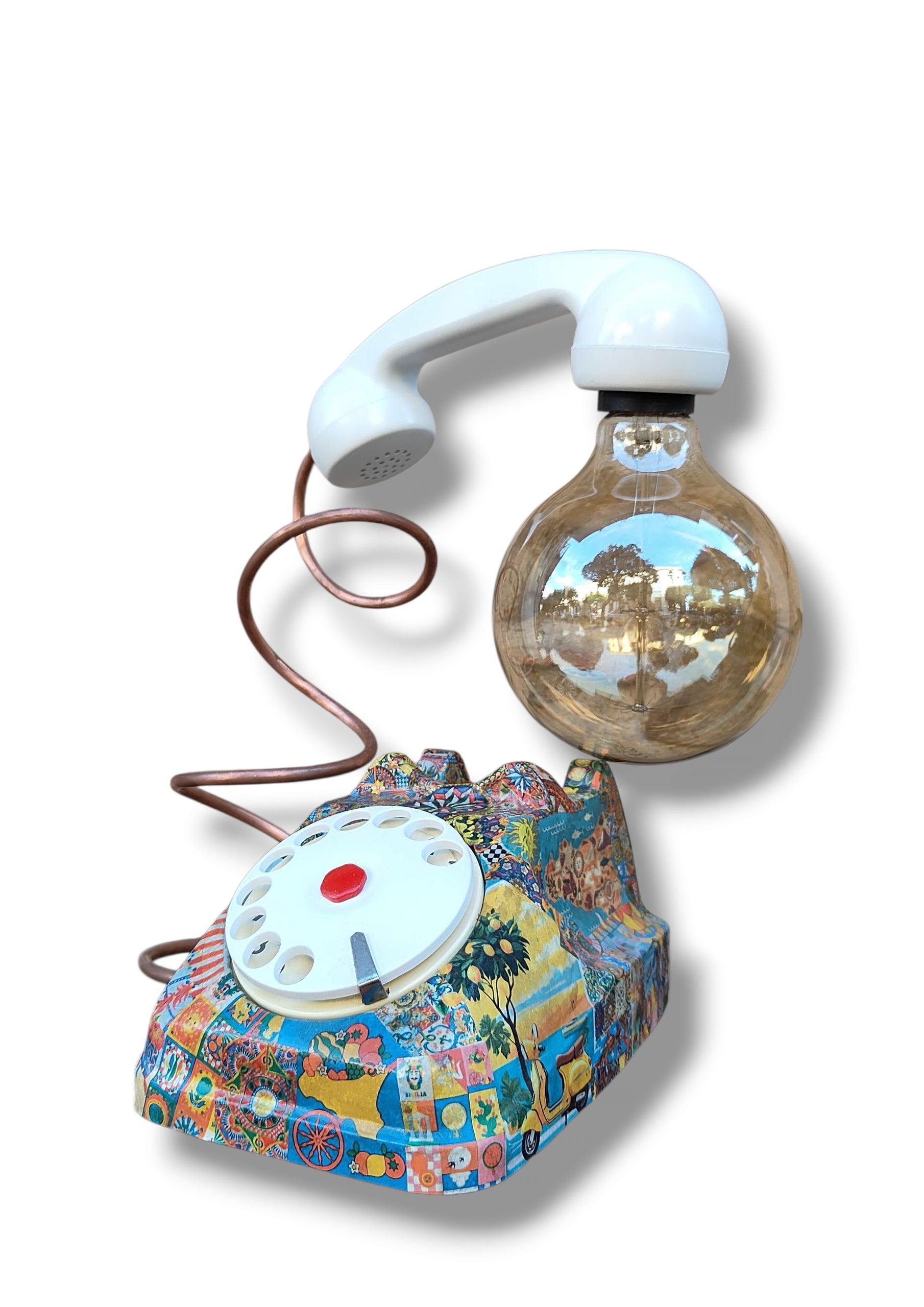 Lampada Telefono Vintage cod.8