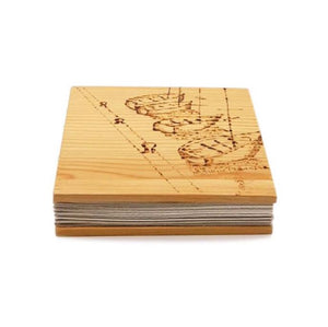 Diario in Legno "Barche"