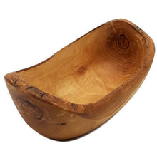 Carica l&#39;immagine nel visualizzatore di Gallery, Ciotola Rustica Ovale in Legno di Olivo
