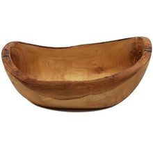 Carica l&#39;immagine nel visualizzatore di Gallery, Ciotola Rustica Ovale in Legno di Olivo
