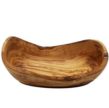 Carica l&#39;immagine nel visualizzatore di Gallery, Ciotola Rustica Ovale in Legno di Olivo

