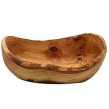Carica l&#39;immagine nel visualizzatore di Gallery, Ciotola Rustica Ovale in Legno di Olivo
