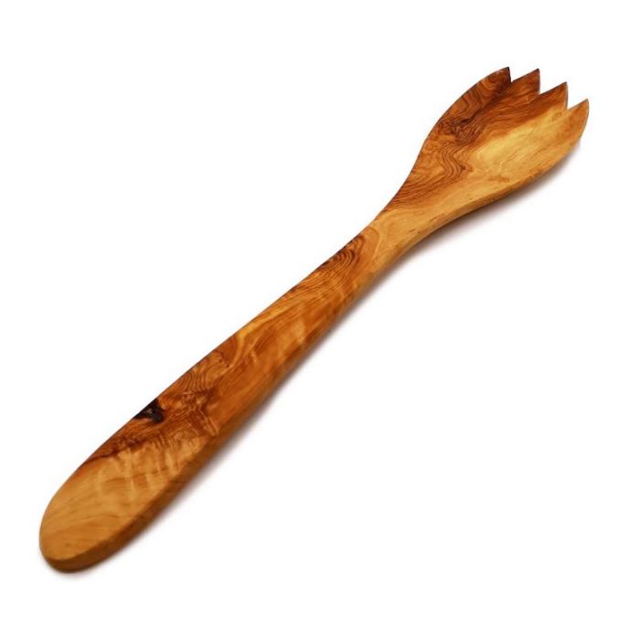Paletta Dentata in Legno di Olivo