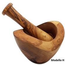 Carica l&#39;immagine nel visualizzatore di Gallery, mortaio_legno_di_ulivo_fatto_a_mano_artigianato_siciliano_olive_wood_mortar_made_by_hand_sicilian_artisan_H.jpg

