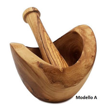 Carica l&#39;immagine nel visualizzatore di Gallery, mortaio_legno_di_ulivo_fatto_a_mano_artigianato_siciliano_olive_wood_mortar_made_by_hand_sicilian_handcraft_A.jpg
