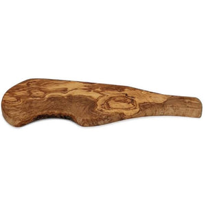 Tagliere Irregolare con Manico in Legno di Olivo