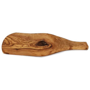 Tagliere Irregolare con Manico in Legno di Olivo