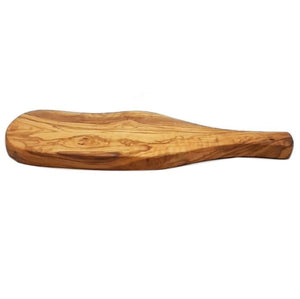 Tagliere Irregolare con Manico in Legno di Olivo