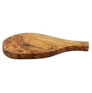 Tagliere Irregolare con Manico in Legno di Olivo